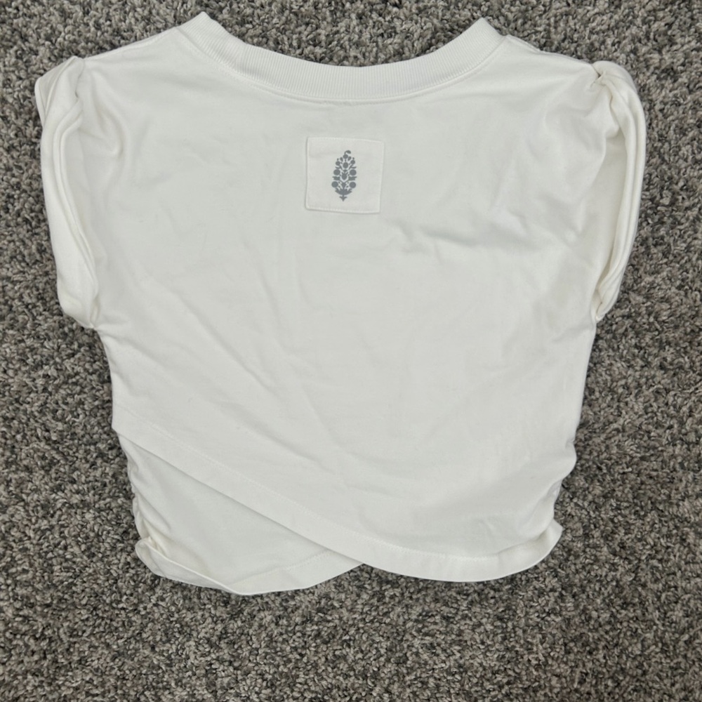 FP Movement by Free People White Short Sleeve Tee & Joggers - Picture 3 of 6